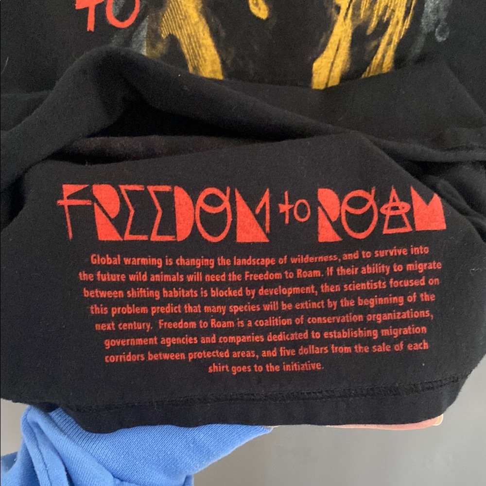 Patagonia Freedom to Roam Black Long Sleeve Buffalo Graphic Tee T-shirt - Picture 3 of 6